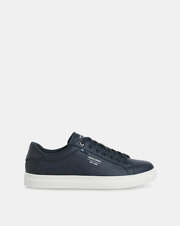 Jack & Jones Bale PU Trainer - Navy/White