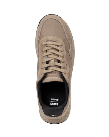 Boss Titanium Runner Trainers - Beige