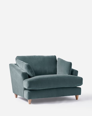 Joanna Hope Tilly Chenille Snuggler Chair