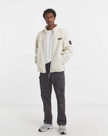 Napapijri Fiemme Ski Graphic Fleece - White