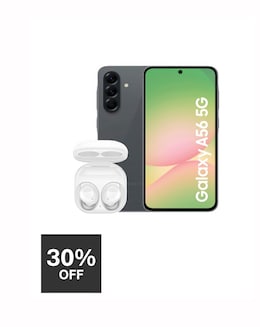 Samsung Galaxy A56 5G Awesome Graphite &amp; Buds FE Bundle