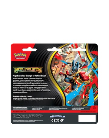 Pokemon Trading Card Game (TCG): Mega Evolution Booster 3 Pack Assortment