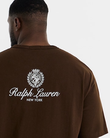 Polo Ralph Lauren Short Sleeve Back Graphic T-Shirt - Brown