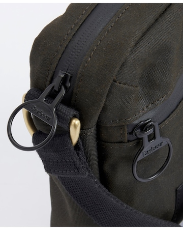 Barbour Field Wax Crossbody Bag - Olive