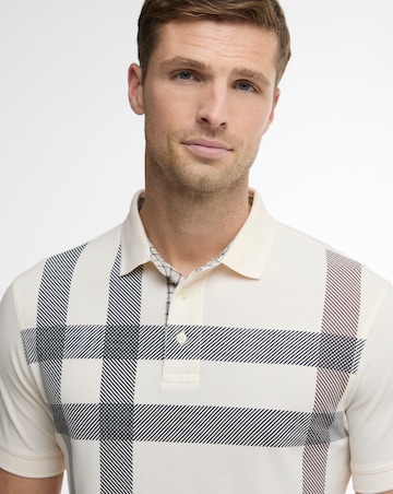 Barbour Short Sleeve Blaine Tailored Polo Shirt - White