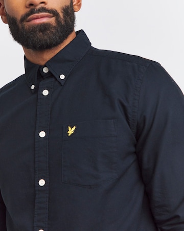 Lyle & Scott Classic Long Sleeve Oxford Shirt - Navy