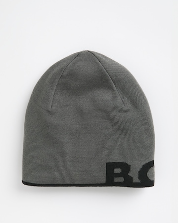 BOSS Black Large Logo Knitted Beanie