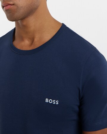 BOSS 3 Pack Short Sleeve Lounge T-Shirt - Blue