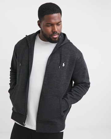 Polo Ralph Lauren Black Zip Through Hoodie