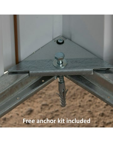 Yardmaster 6 X 8 Apex Metal Shed