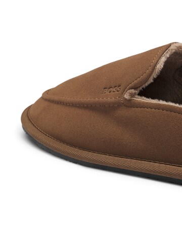 BOSS Lined Muled Slipper - Dark Brown