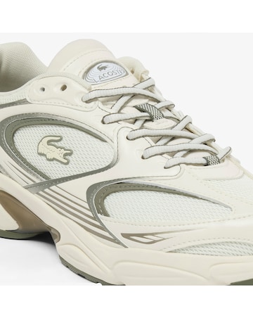 Lacoste Storm 96 Trainers - Off White/Olive