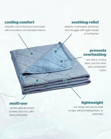 Silentnight Restore Cooling Lightweight Blanket Blue