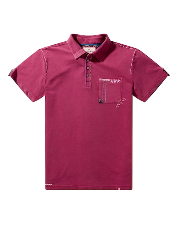 Joe Browns Full Of Detail Polo - Dark Pink