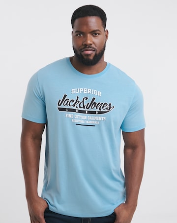 Jack & Jones Logo T-Shirt - Blue