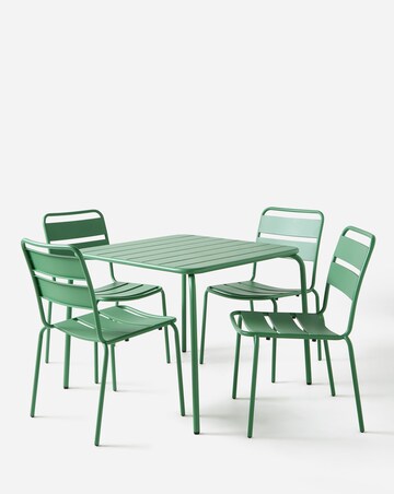Rio Metal 4 Seater Dining Set