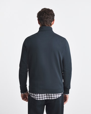 Barbour Lambeth Interlock 1/2 Zip Sweatshirt - Navy