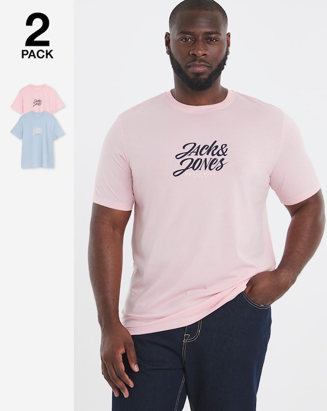Jack Jones Avria T-Shirt - 2 Pack - Multi