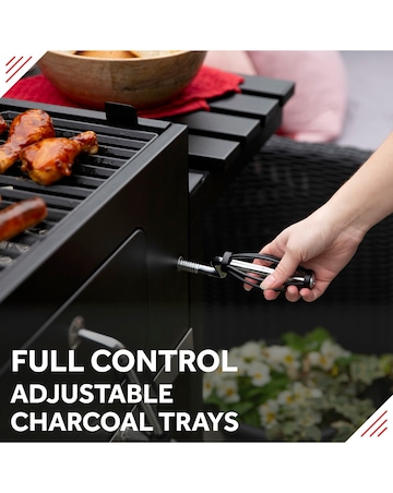 George Foreman XL Smoker Charcoal BBQ