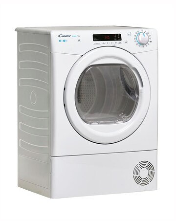Candy Smart Pro CSOEC8DG 8kg Condenser Tumble Dryer White + Install
