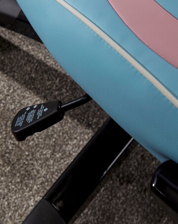 X Rocker Maverick Ergonomic PC Office Gaming Chair - Bubblegum Blue/Pink