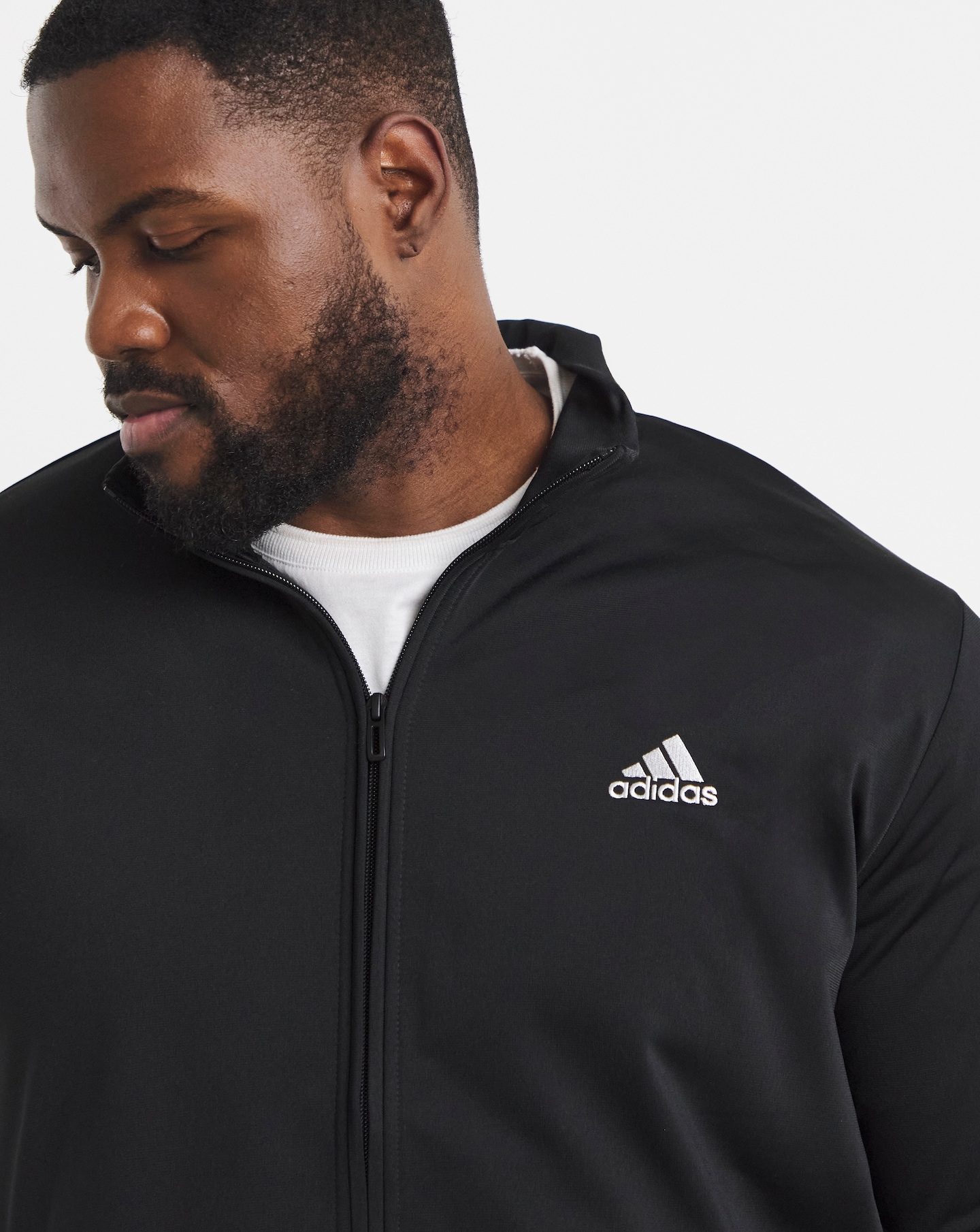 adidas Linear Logo Tricot Tracksuit Jacamo