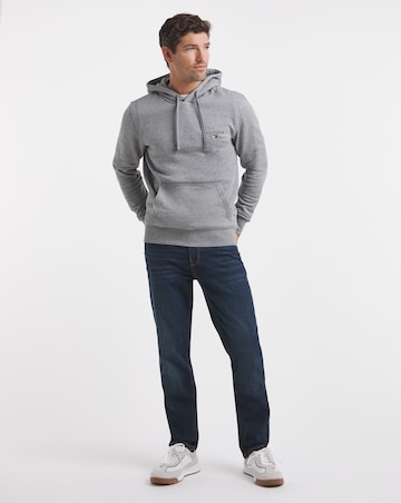 Tommy Hilfiger Small Logo Hoodie - Grey Heather