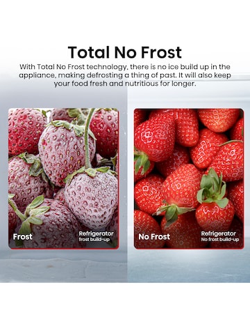 Hisense PureFlat RF632N4AIE1 Total No Frost American Fridge Freezer Silver