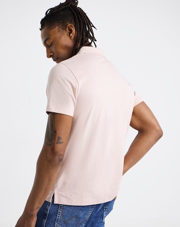 Marl Jersey Polo Shirt Long