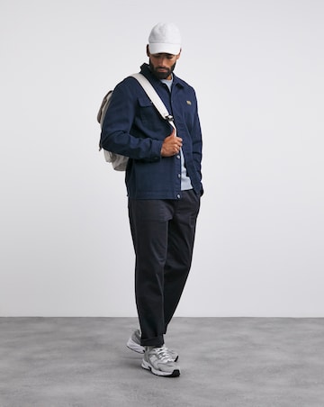 Garment Dyed Elasticated Tapered Trouser