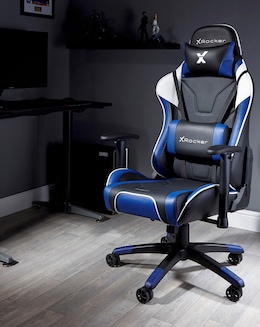 X Rocker Agility eSport Ergonomic Gaming Chair - Black / Blue
