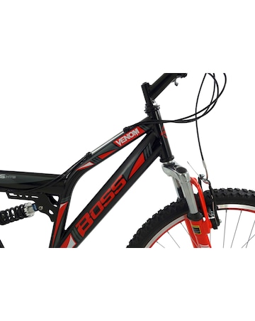 Boss Venom Full Suspension 18 Inch Frame Mountain Bike
