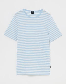BOSS Linen Mix Crew Neck T-shirt