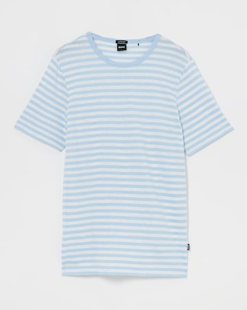 BOSS Linen Mix Crew Neck T-shirt