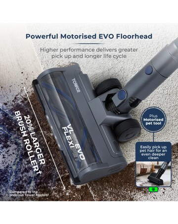 Tower VL50 Evo Pro Flexi-Pet Pro Evo Cordless 3 in 1 Vacuum Cleaner