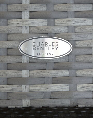 Charles Bentley 4 Seater Round Rattan Dining Set