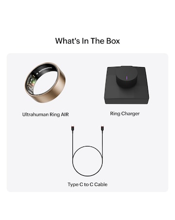 Ultrahuman Ring AIR Bluetooth Smart Ring - Brushed Rose Gold - Size 10