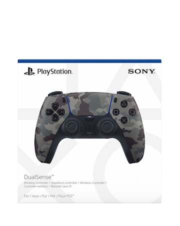 PlayStation 5 DualSense Controller - Grey Camouflage
