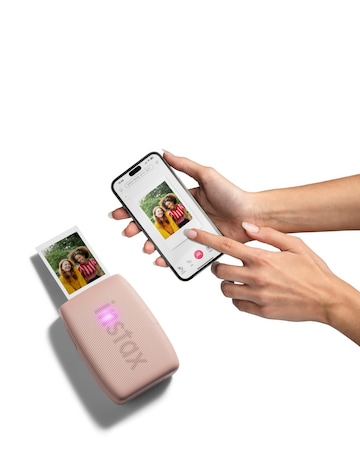 Fujifilm Instax Mini Link 3 Photo Printer with 20 Shot Film Pack - Pink