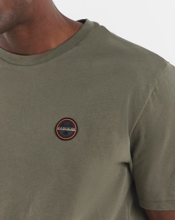 Napapijri Badge Logo T-Shirt - Green