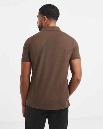 Polo Ralph Lauren Classic Short Sleeve Polo - Brown Heather