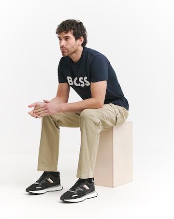 BOSS Light Cord Cargo Trouser - Brown