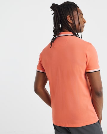 BOSS Short Sleeve Classic Paddy Pique Polo - Coral