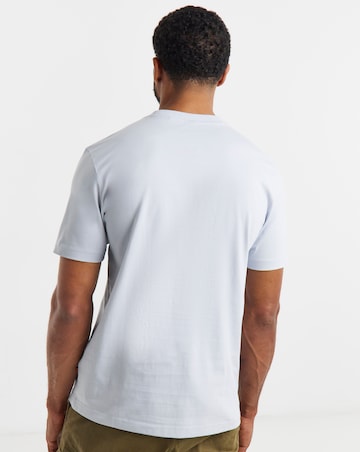 BOSS Short Sleeve Stack Logo T-Shirt - Light Grey