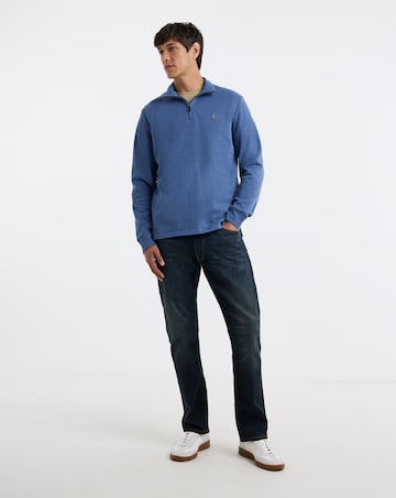 Polo Ralph Lauren Estate Rib 1/2 Zip Pullover - Old Royal