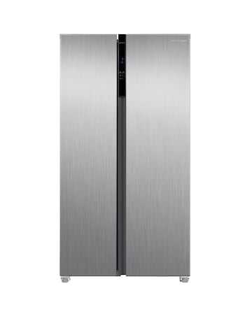 Russell Hobbs RH90AFF201SS Slim American Fridge Freezer - Inox- E Rated