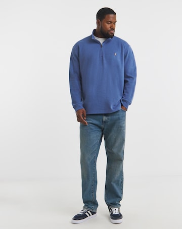 Polo Ralph Lauren Estate Rib 1/2 Zip Pullover - Old Royal