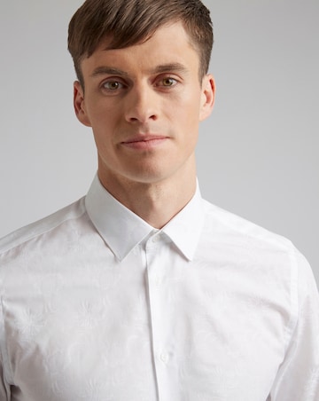 Ted Baker Floral Jacquard Slim Fit Shirt