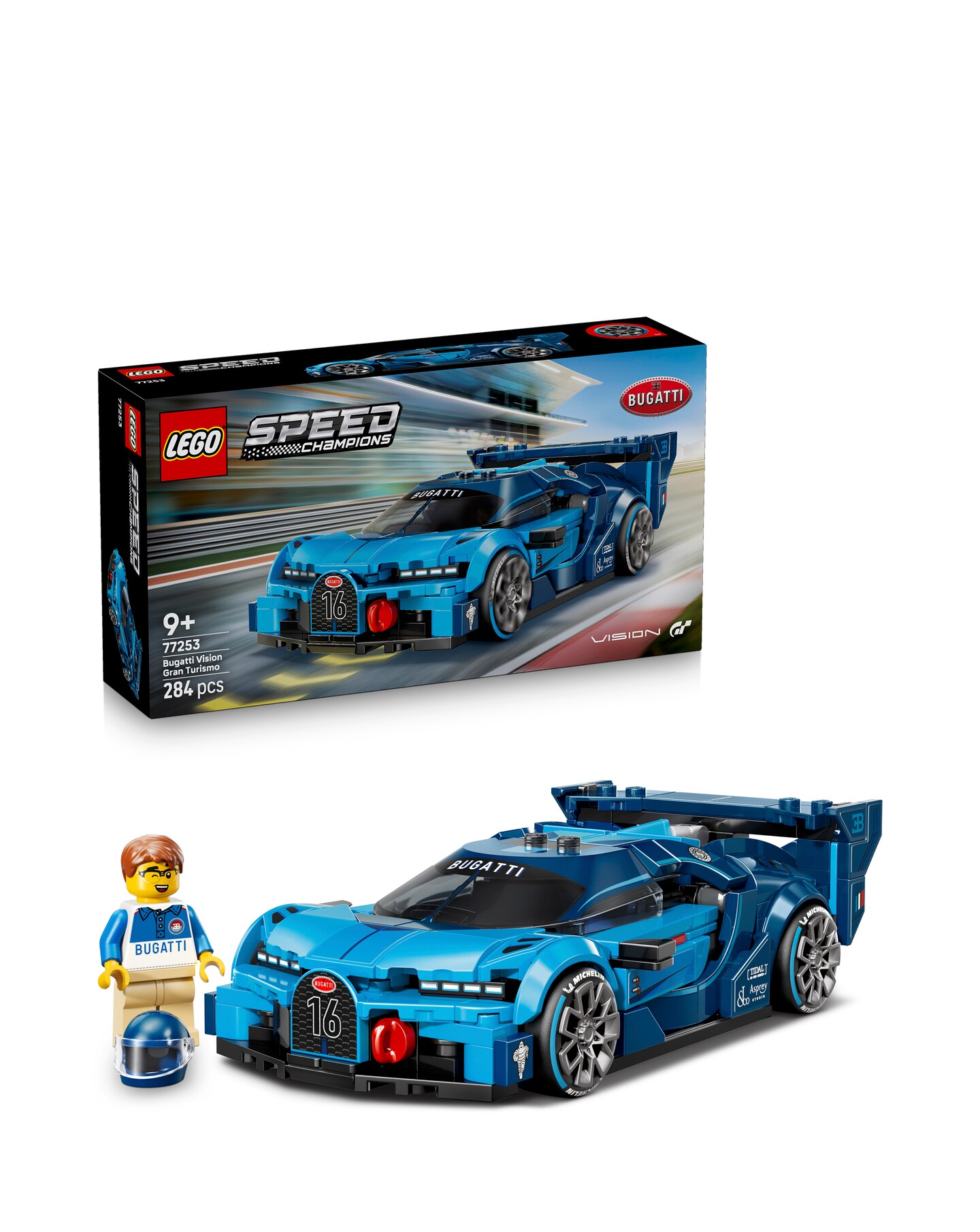 LEGO Speed Champions Bugatti Vision GT Hyper Sports Car 77253