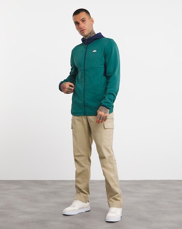 Snowdonia Dark Blue Textured Layering Zip Through